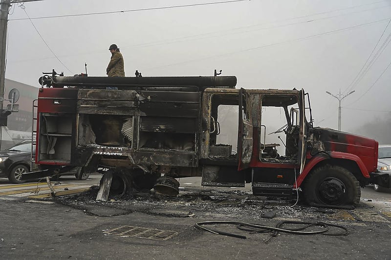 Haos u Kazahstanu (Foto: EPA-EFE)