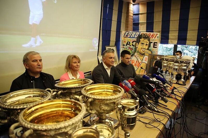 Detalji s konferencije za medije porodice Đoković (Foto: Telegraf.rs)