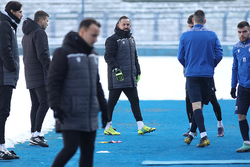 Mulalić na prvom treningu (Foto: FK Željezničar)