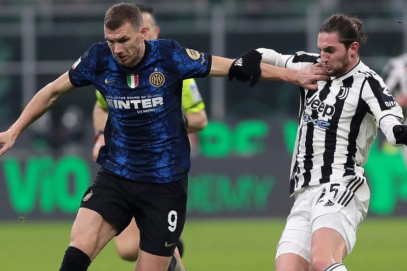 Džeko je igrao protiv Juventusa od starta u Superkupu (Foto: Inter)