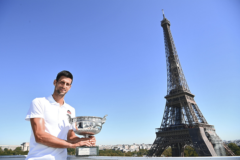 Đoković je branilac titule na Roland Garrosu (Foto: EPA-EFE)