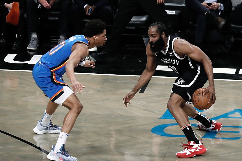 U ovoj sezoni Harden je odigrao ukupno 38 mečeva za Brooklyn (Foto: EPA-EFE)