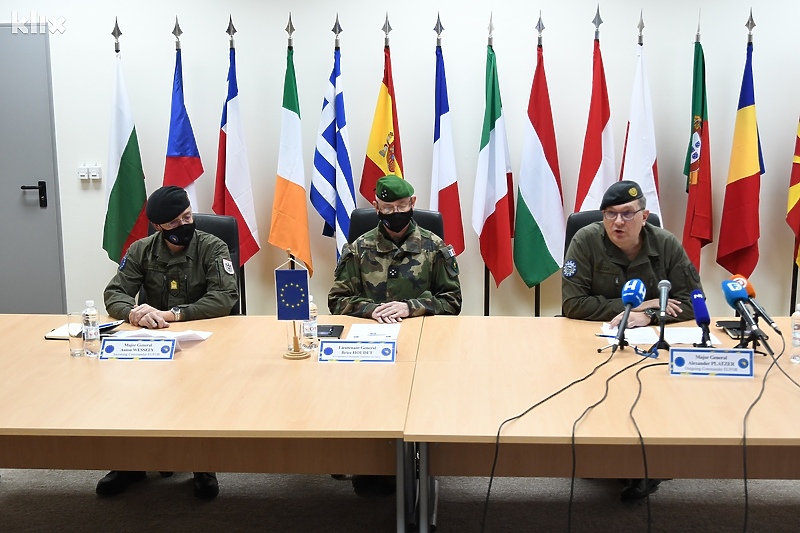 Generali EUFOR-a u bazi Butmir kod Sarajeva (Foto: D. S./Klix.ba)