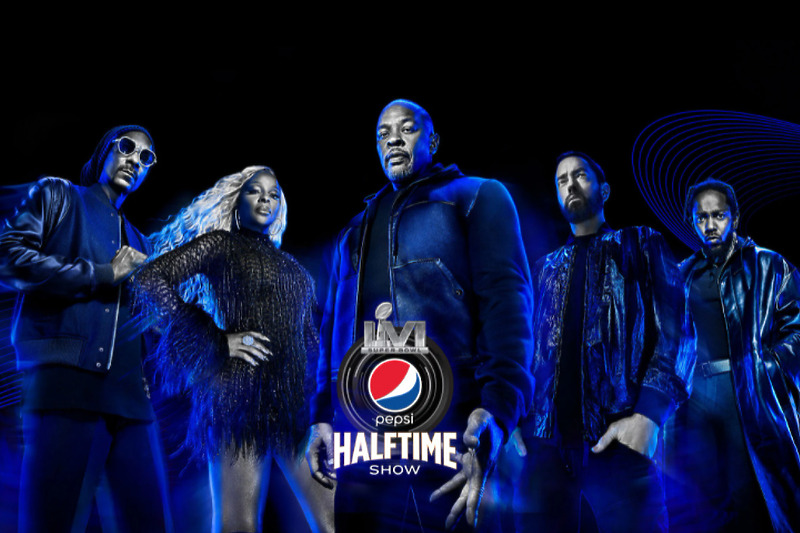 Snoop Dogg, Mary J. Blige, Dr. Dre, Eminem i Kendrick Lamar (Foto: PepsiCo)