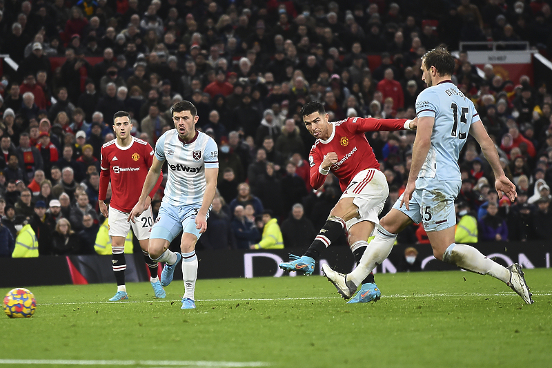 Detalji s utakmice Manchester United - West Ham 1:0 (Foto: EPA-EFE)