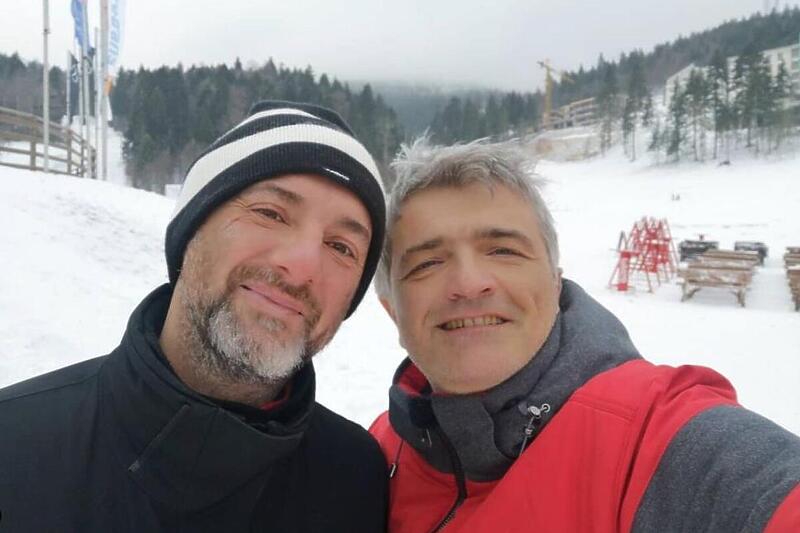 Forto i Mandić na nekom od ranijih skijanja (Foto: Instagram)