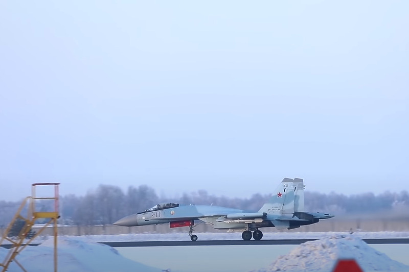 Ruski avioni prilikom polaska iz Rusije (Foto: Screenshot)