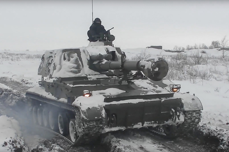 Ruski tenkovi na jednoj od vojnih vježbi (Foto: EPA-EFE)