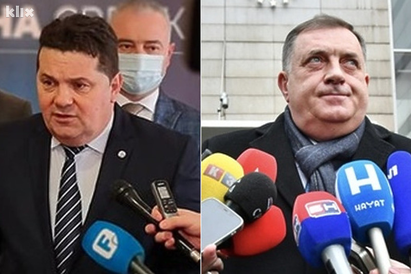 Nenad Stevandić i Milorad Dodik (Foto: Klix.ba)