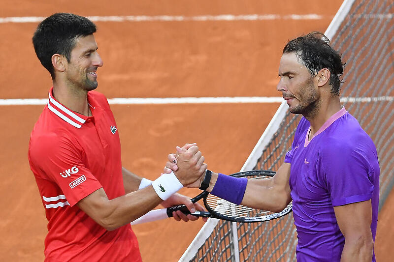 Novak Đoković i Rafael Nadal (Foto: EPA-EFE)