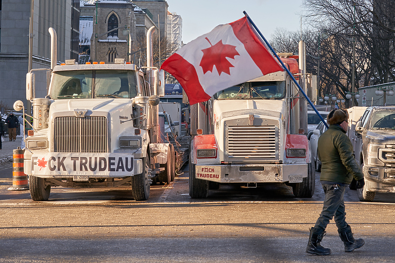Protesti u Ottawi (Foto: EPA-EFE)