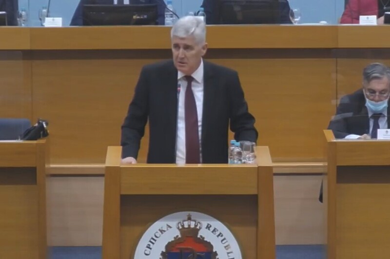 Dragan Čović u NSRS-u (Screenshot: RTRS)
