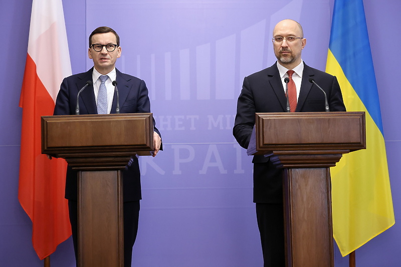 Morawiecki tokom današnje press konferencije u Kijevu (Foto: EPA-EFE)