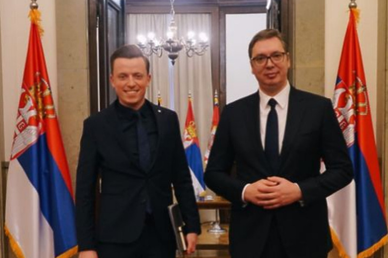 Adis Ahmetović i Aleksandar Vučić na današnjem sastanku (Foto: Instagram)
