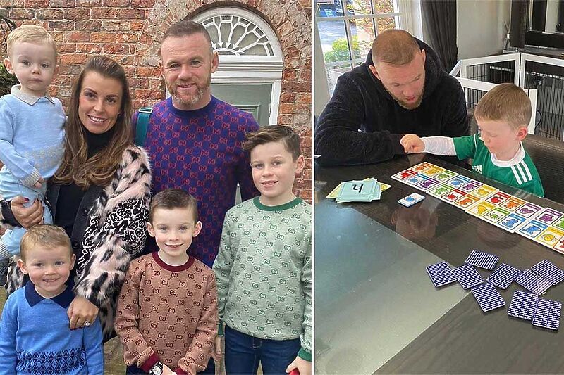 Wayne Rooney sa suprugom Coleen ima četiri sina (Foto: Hello Magazine)