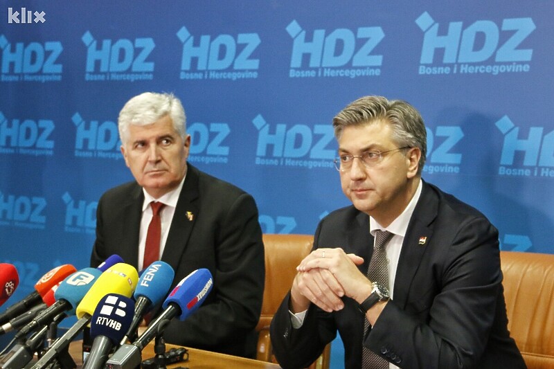 Dragan Čović i Andrej Plenković (Foto: G. Š./Klix.ba)