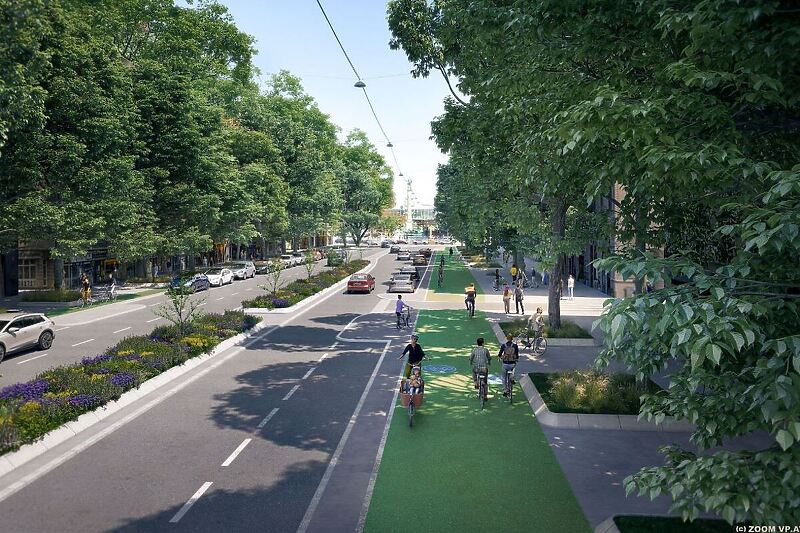 Idejno rješenje biciklističke staze (Foto: Mobag)