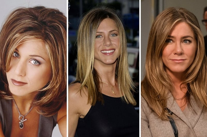 Jennifer Aniston kroz godine (Foto: Twitter)