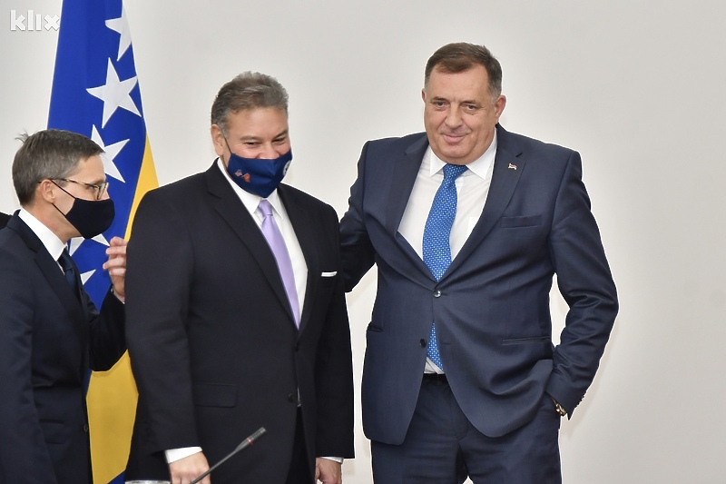 Gabriel Escobar i Milorad Dodik (Foto: I. Š./Klix.ba)