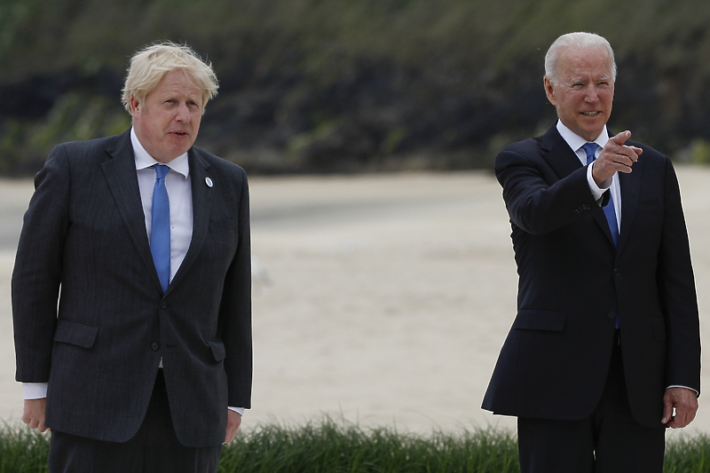 Boris Johnson i Joe Biden (Foto: EPA-EFE)