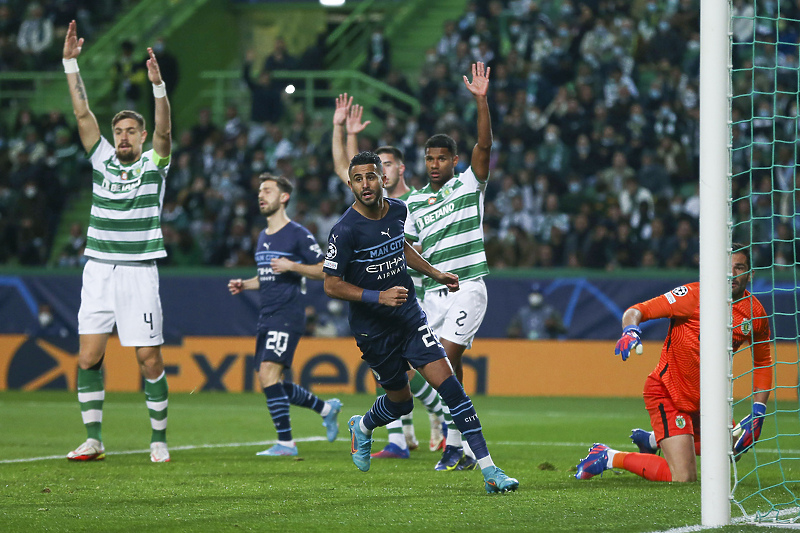 Mahrez nakon prvog pogotka Cityja (Foto: EPA-EFE)