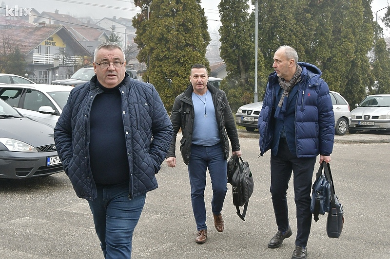Memić, Dragičević i Feraget stigli na Sud BiH (Foto: I. Š./Klix.ba)