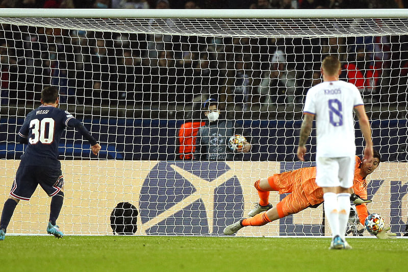 Courtois se bacio u svoju lijevu stranu (Foto: EPA-EFE)