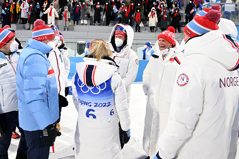 Norveški tim u biatlonu (Foto: EPA-EFE)