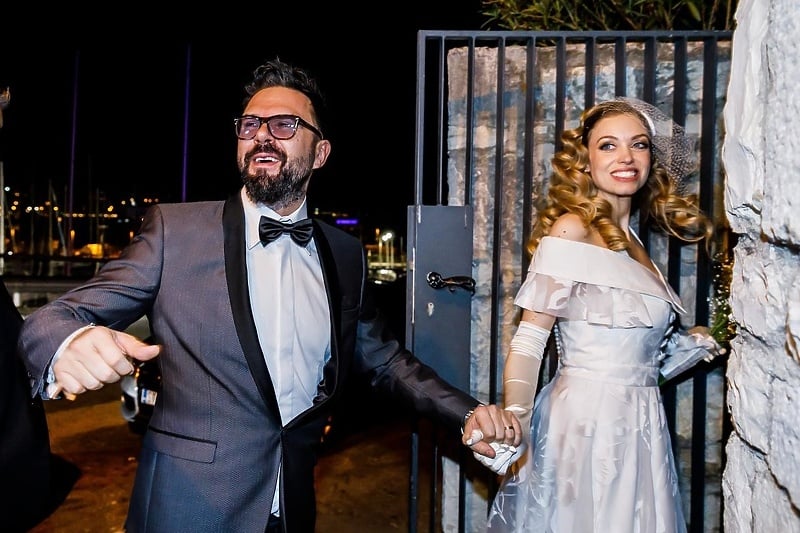 Petar Grašo i Hana Huljić uživali u intimnoj večeri povodom svog vjenčanja (Foto: Pixsell)