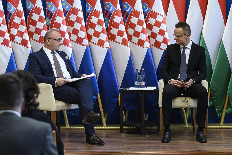 Šefovi diplomatija Hrvatske i Mađarske (Foto: EPA-EFE)