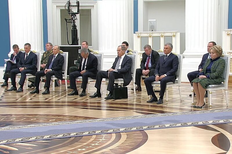 Stalni članovi Sigurnosnog vijeća Rusije (Screenshot: RBK)