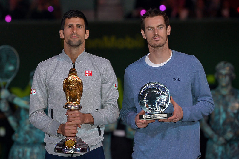 Novak Đoković i Andy Murray (Foto: EPA-EFE)