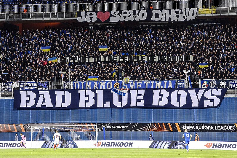 Transparent Bad blue boysa na utakmici protiv Seville (Foto: EPA-EFE)