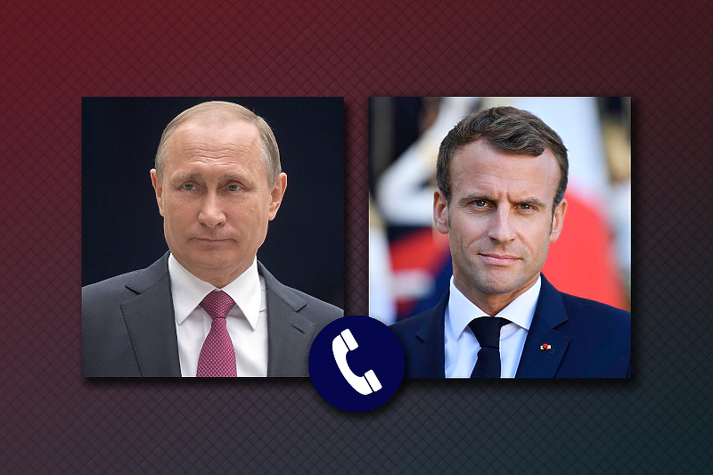 Vladimir Putin i Emmanuel Macron