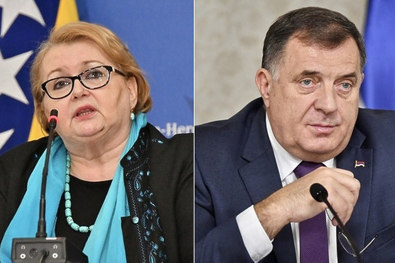 Bisera Turković i Milorad Dodik (Foto: Klix.ba)