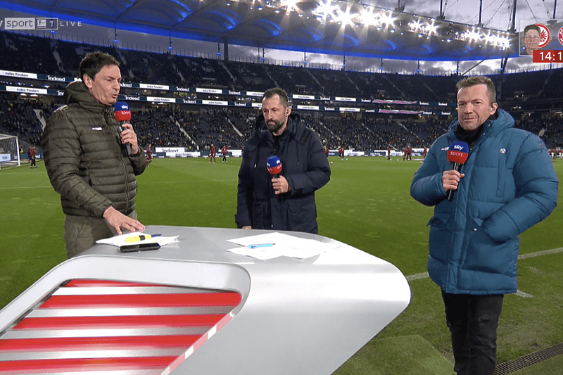 Lothar Matthäus (desno) i Hasan Salihamidžić (u sredini) (Foto: Sky Sport