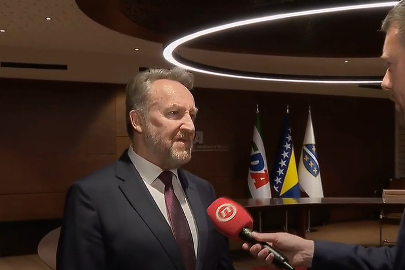 Bakir Izetbegović (Screenshot: Nova TV)