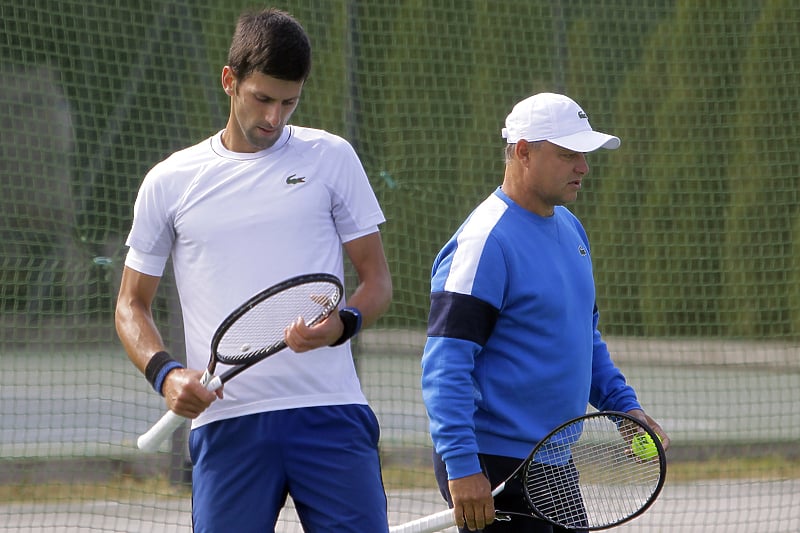 Novak Đoković i Marjan Vajda (Foto: EPA-EFE)