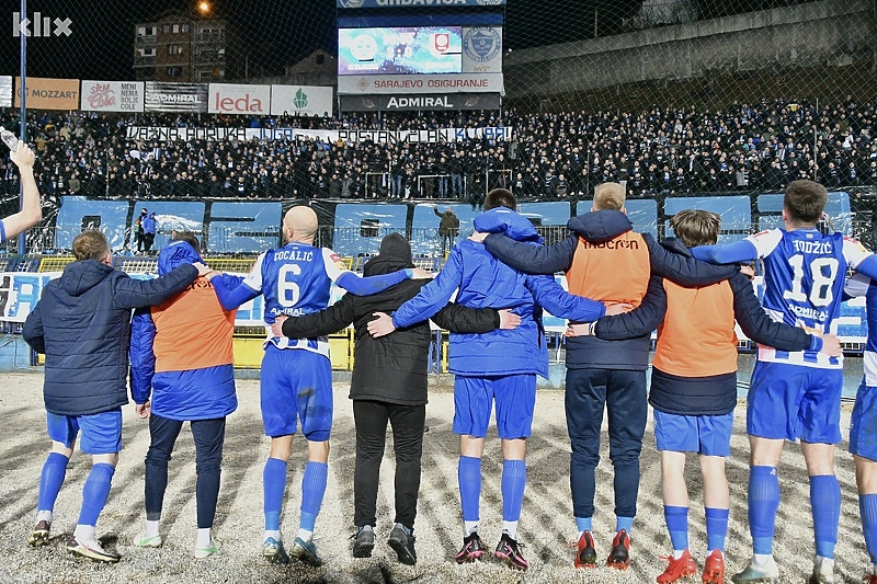 Veliko slavlje igrača i navijača Želje (Foto: I. Š./Klix.ba)