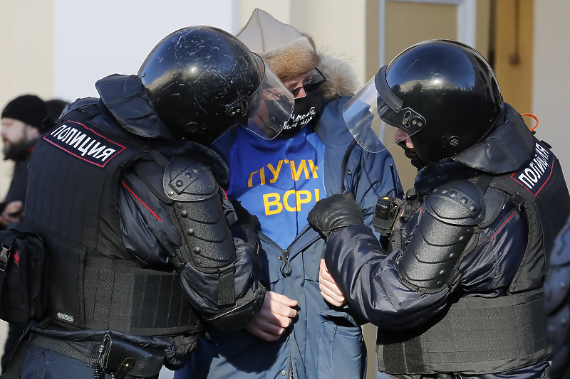 Protesti u Rusiji održani u više od 20 gradova (Foto: EPA-EFE)