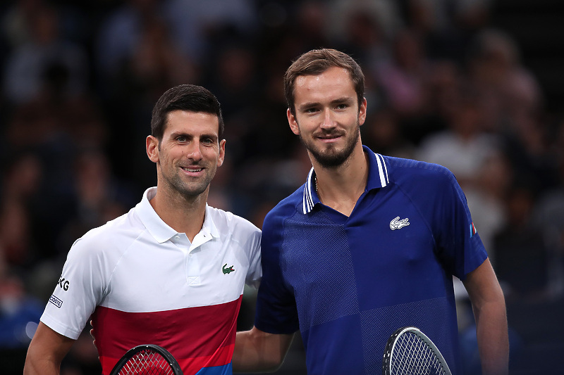 Novak Đoković i Daniil Medvedev (Foto: EPA-EFE)