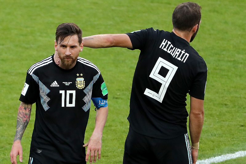 Lionel Messi i Gonzalo Higuain (Foto: EPA-EFE)