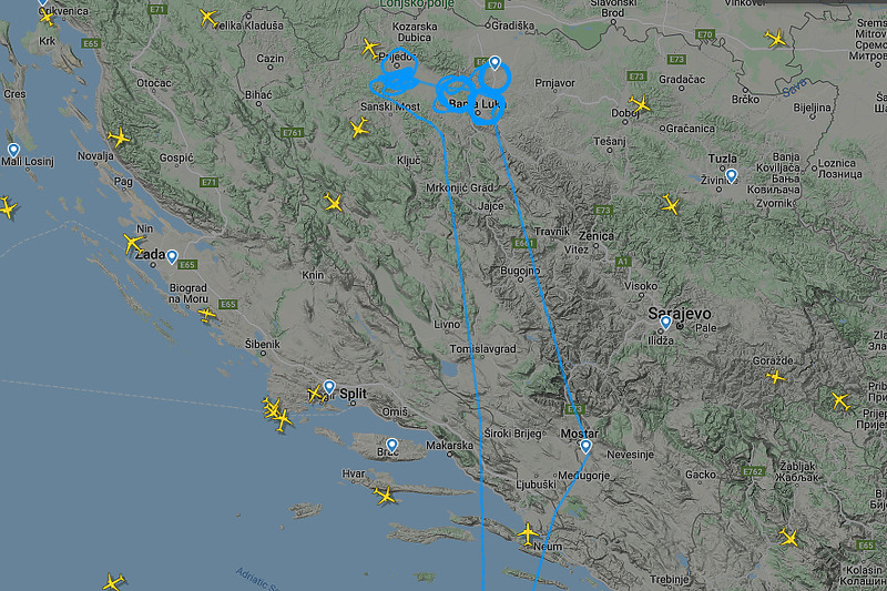 Screenshot: Flightradar24