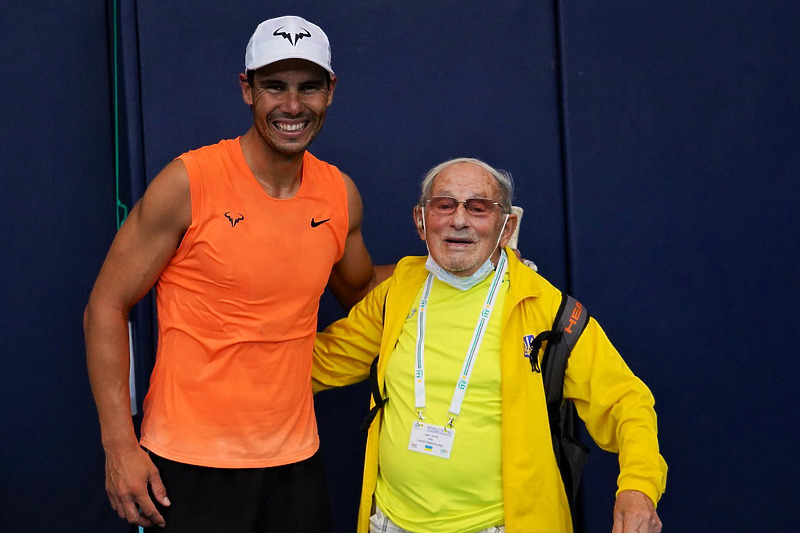 Nadal i Stanislavski na prošlogodišnjem meču  (Foto: Rafael Nadal/Twitter)