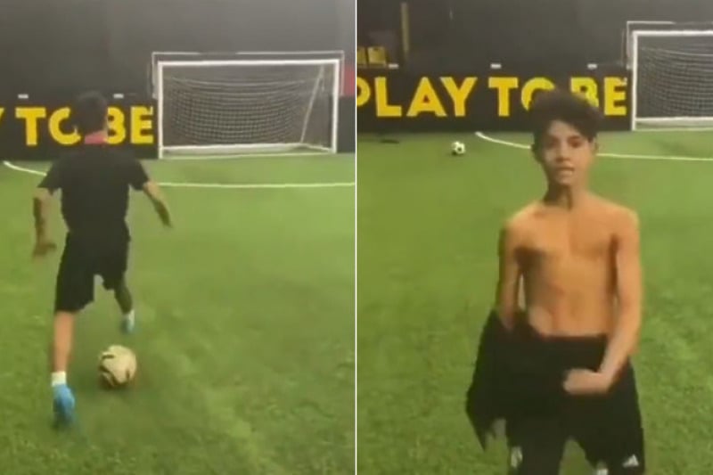 Ronaldo Junior neodoljivo podsjeća na slavnog oca (Foto: Screenshot)