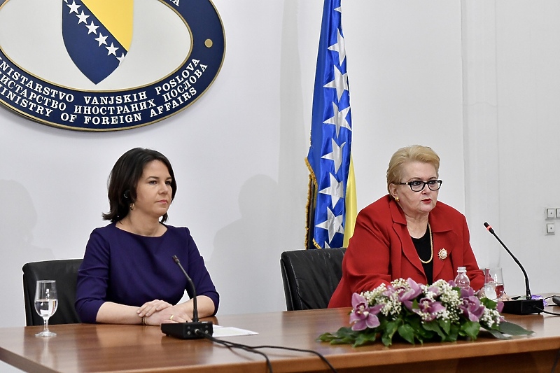 Annalena Baerbock i Bisera Turković (Foto: T. S./Klix.ba)