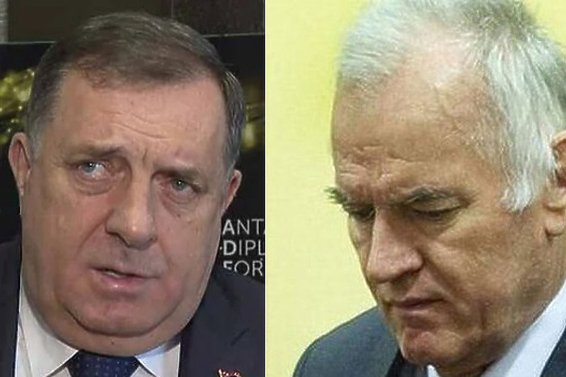Milorad Dodik i Ratko Mladić