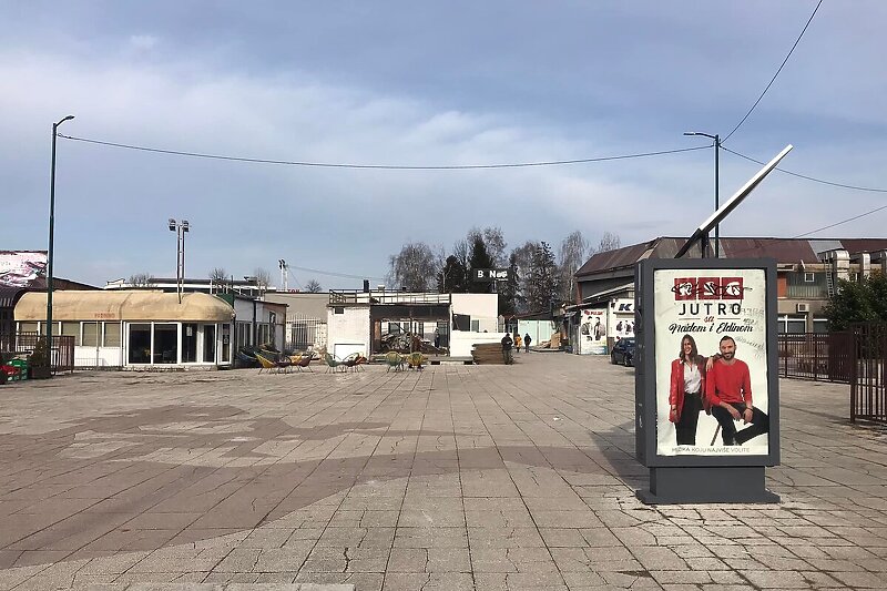 Trg u centralnom dijelu ilidže (Foto: Facebook Selver Zećirović)