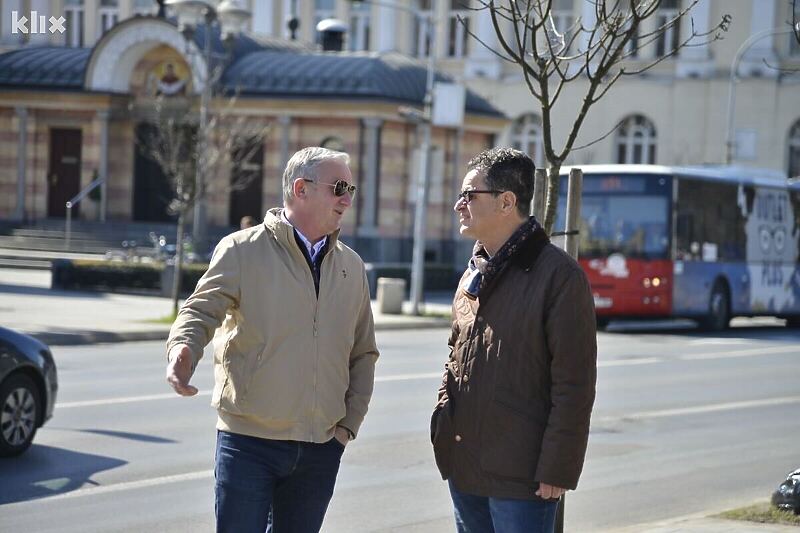 Borenović i Raguž u šetnji Banjom Lukom
