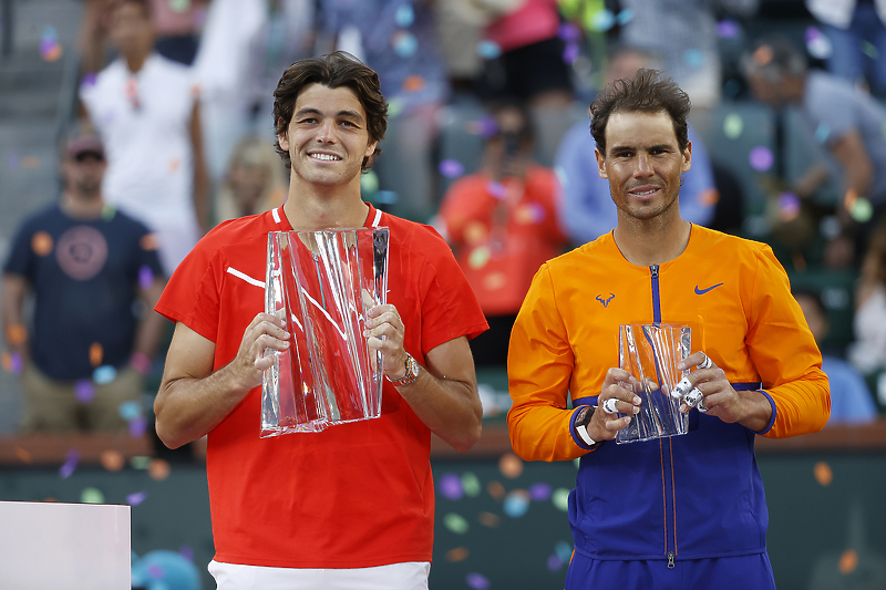 Taylor Fritz i Rafael Nadal (Foto: EPA-EFE)